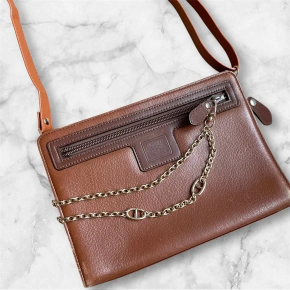 Burberry Leather Clutch as Crossbody - Picture 7 of 12